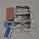 CCVOO Stylish Reading Glasses for Women, Eyeglasses, Blue Light Readers for Women, Computer Eye Glasses, Cheaters 1.0