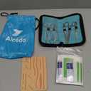 Alcedo Suture Practice Kit for Medical Students, Complete Set Include Durable Regular Suturing Pad with Pre-Cut Wounds, Tools Kit, and Suture Threads for Educational Use Only