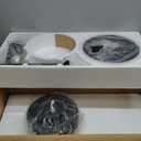 Fanbulous 65 Inch Ceiling Fans with Lights and Remote, Black Ceiling Fan with 8 Dual-Color Blades, Indoor/Outdoor Large Ceiling Fans, Reversible DC Motor, 6-Speed, 3CCT for Living Room Kitchen Patio