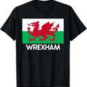 Wrexham Football Wales Welsh Soccer Jersey Retro Vintage T-Shirt Small