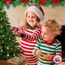 1 Inch Mini Vintage Multi Color Glass Ball Christmas Ornaments Set of 25 Balls | Miniature Christmas Tree Ornaments | Rustic Christmas Decorations | Mini Christmas Tree Decorations for Small Trees