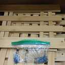 G.a HOMEFAVOR Bamboo Fruit Basket Stand, Potato and Onion Storage Cart, 3-Tier Fruit Basket with Wheels, Vegetable Storage for Kitchen Floor (Self-assembly)