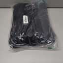 LILLUSORY Women 2 Piece Outfits Sweatsuit Oversized Knit Pullover Sweater Tops Wide Leg Pants Lounge Set (Medium, Black)