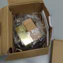 Honeywell Safes & Door Locks - Keyless Entry Door Lock with Smart Electronic Keypad Deadbolt - Easy Installation & 50 Different User Pin Codes - Auto Lock - Polished Brass - 2.9 x 2 x 6.2 in - 8712009