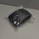 wegreeco Washable Female Dog Diapers Highly Absorbent Reusable Diapers for Dog in Heat Dog Period Diapers, 3 Pack (Black, Medium