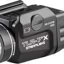 Streamlight 69424 TLR-7 X 500-Lumen Compact Tactical Weapon Light, Includes High, Low Paddle Switches and Key Kit, Black