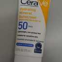 CeraVe 100% Mineral Sunscreen SPF 30, Face sunscreen With Zinc Oxide & Titanium Dioxide, Hyaluronic Acid + Niacinamide + Ceramides, Oil Free, Travel Size 2.5 oz