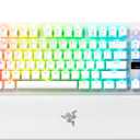Razer - Huntsman V3 Pro TKL Wired Analog Optical Esports Keyboard with with Snap Tap Mode Rapid Trigger and Adjustable Actuation - White
