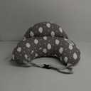 Momcozy Original Nursing Pillow for Breastfeeding-Pioneering Safety Fence- Wider Feeding Pillows for More Support for Mom & Baby- Easier Nursing & Hand Free- Fit for All, Removable Cotton Cover (Grey)