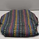 Baja Saddle Blanket Car Seat Covers Front Set with Seat Belt Pads, Washable Breathable Seat Covers for Cars, Universal Fit Interior Covers for Most Cars, Airbag Compatible, Red/Blue