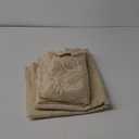 Ivory Sheer Lace Curtains for Bedroom Living Room Studio 84inch Long Vintage Rose Floral Embroidered Semi Sheer Curtain Panels Privacy Leaf Sheer Drapes with Scalloped Edge Beige, 54"w 2pcs 7ft