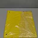 Samsill Durable 1 Inch . , Made in the USA, D Ring . , Customizable Clear View . , Yellow, Holds 225 Pages