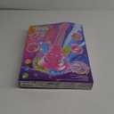 Kids Guitar and Microphone Set, Microphone with Stand and Color Light, Toy Guitar with Strap and Adjustable Volume, Toddler Musical Instrument for 5-9, Kids Karaoke Machine for Boy Girls (Pink)