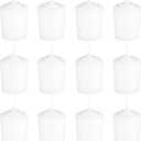Candles 18 pcs Unscented White