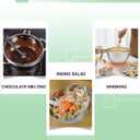 Marsheepy Stainless Steel Mixing Bowls With Handle And Pour Spout,3 Pieces Of Thick Stainless Steel Nesting Storage Bowls With Silicone Spatula for Kitchen Use,Size 1.1/1.8/2.3 Quart