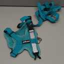 Cat Harness and Leash Escape Proof Medium Kitten Harness Bengal Cat Vest for Walking Travel, Turquoise, M