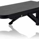 Arm Rest for Desk Elbow Support Black 9.57 x 4.8 Inch,Foldable Computer Desk Armrest Extender Tray,Ergonomic Relieve Stress,Eliminate Pain,Reduce Office Occupational Chronic