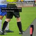 Soccer Shin Guards Pads for Youth Adult, Shin Defender Shin Guards Kids, Calf Compression Sleeve with Honeycomb Pads, Protective Soccer Shin Pads Gear for Boys, Girls