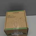 Bathroom Sink Faucet for 3 Hole, Hurran 4 Inch Bathroom Faucets with Pop-up Drain, Stainless Steel 2-Handle Waterfall Faucet for Sink, Black