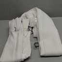 Beige White Pinch Pleated Linen Curtains 102 Inches Long 60 Inch Width Linen Blend Light Filtering Window Curtains 102 Inch for Living Room Bedroom Patio Pinch Pleat Drapes Hooks Rings 1 Panel 60x102