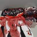 Spooktacular Creations Zombie Halloween Cheerleader Costume, Girls Scary Cheerless Costume, Kids Dead Cheerleading Outfit for Halloween Role Play Themed Parties, Red Black, M (Medium(8-10 yrs)