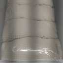 Turquoize Stretch Bar Stool Cover Counter Stool Pub Chair Slipcover for Dining Room Cafe Barstool Slipcover Removable Furniture Chair Seat Cover Jacquard with Elastic Bottom Set of 4, Ivory White