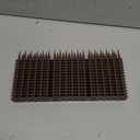 OFFO Bird Spikes, Keep Birds Pigeon Woodpecker Away Device Outdoor, Covers 14.7 Feet(4.5m), Brown
