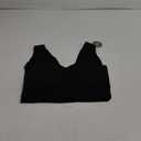 Floatley Cozy Bra Comfort Wirefree Full Coverage Seamless Bra with Embedded Pad for Women (Large, Black)
