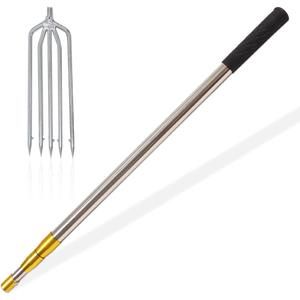 Telescopic Fish Gaff with 1~5 Teeth Assorted harpoons Barbed, Sea and Ice Fishing Spear Gig for Hunting Fish Frog Mole