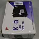 Poly Bag Tape Machine with Tape, Bag Sealer, Steel Tape Bag Sealer, Ground Meat Packaging System: 1/2" Wide, Black