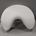 Jaxmoon Side Sleeper Pillow for Shoulder Pain Relief, Rotator Cuff Pillow with Arm Channels for Shoulder & Neck Support, Knee Pillow for Adults Between Legs, Ergonomic Memory Foam Pillow, Cream White