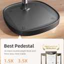 LISEN Cell Phone Stand Phone Holder for Desk Office Decor, Office Desk Accessories Women PC Gaming Essentials iPhone Stand Gadgets Men Gifts for Mom Fit OtterBox Case Switch iPad Air Tablet 4-10 in, Black