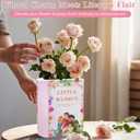 3D Puzzle Vase for Adults Kids, 120 Pcs Puzzle Book Vase for Flowers, Arts and Crafts for Kids 4-6, Adults, Girls, Cute Unique Vases for Book Shelf Decor, Books Lover Gifts(Little Women)