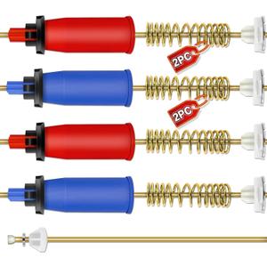 WH16X10158 & WH16X10159 Suspension Rod Kit, 28.5 Inch Fit for GE Hot-point Top Loader GCWP1800D1WW HSWP1000M4WW GTWN4250D1WS, Replaces PS3654190 PS3654191 2754602 2754603 AP5632455 AP5632406