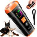 Dog Bark Deterrent Devices, 3X Anti Barking Device for Dogs Ultrasonic Dog Training, Up to 50FT Bark Control Dog Barking Silencer, Correct Bad Behavior Indoor Outdoor Portable Dog Barking Stopper (Black)