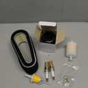 XYZIL LG185 Air Fuel Oil Filter Spark Plug Tune Up Kit Compatible with John Deere LX186 F525 F710 260 265 325 HD45 HD75 GS25 GS30 GT262 Compatible with Kawasaki FC540V 11013-1214 11013-2143 Mower