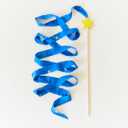 Sarah's Silks Starry Night Streamer - Pretend Play, Dance, Baton Stick Twirling, and Gymnastics Party Favors | 100% Silk and Wood Montessori and Waldorf Toys, 1 Piece, 8 feet x 1 inch , 16 inches
