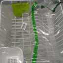 Smart Design Dish Drainer Rack - Small - In Sink or Counter Drying - Steel Metal Wire - Cutlery, Plates, Dishes, Cups, Silverware Organization - Kitchen (White - 14 x 5.5 Inch)