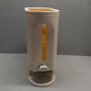 IEEK 25 Lbs Rice Dispenser, Large Cereal Dry Food Storage Containers with Measuring Cup and Lid,Moisture Proof Airtight Food Dispenser for Rice,Corn,Coffee Bean,Grain,Soybean and Oatmeal,White