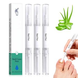 3Pcs Nail Care Pen, Nail Growth Treatment Repair Serum Twist Pen Activator, Toenail Treatment Nail Repair Pen, for Damaged Nails Repair & Strengthener