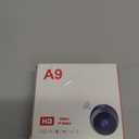 Hidden Camera - Spy Cameras - Nanny Cam - WiFi Wireless Cam - 1080P HD Small Camera with Motion Detection and Night VisionSecurity Cameras for Home/Office/Baby Monitoring-A9 (Black)