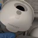 Momcozy M5 Smart APP Controlled Wearable Breast Pump, Hands-Free Wireless Electric Pump, 3 Modes 9 Suction Levels, BPA-Free, Portable Lightweight, 24mm Flange, 2-Pack Quill Gray