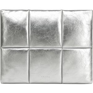 KAYOND 15-16 Inch Puffy Laptop Sleeve for MacBook Air 15 M4/M3/M2 2025-2023and MacBook Pro 16 in M4 2024,Silver