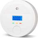 Interconnected Smoke and Carbon Monoxide Detector, 10-Year Battery Wireless Interlinked Smoke & CO Alarm with Dual Sensors, Home Fire & CO Safety Protection (1Pack)