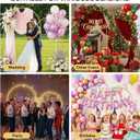 Metal Arch Backdrop Stand 6.5 + 7.2FT, Wedding Arch Stand