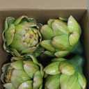 Timgle 8 Pcs Green Artificial Artichokes Fake Vegetables and Fruits for Summer Kitchen Wedding Bowl and Vase Decorations (Large)