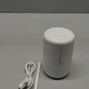 Portable Mini Humidifier, 300ml USB Cool Mist Small Humidifier with Colorful Lights. Perfect for Bedroom, Office, Plants, travel & Car (White)