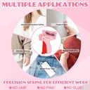 Stitch Gun for Clothes With Storage Box, Handheld Stitch Gun Quick Clothing Fixer Micro Sewing Tagging Gun Kit for Clothing One Stitch Sewing Gun Includes Needles Fasteners (Pink