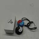 Yin Yang Fidget Clicker Toy with Satisfying Click, 2-Pack with Lanyard, Black and Blue, Reduce Stress & Anxiety