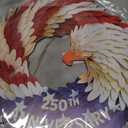 Anniversary Eagle Wreath for Door,  Mounting Type Door Hook Shape Round Product Dimensions 4"D x 24"W x 24"H